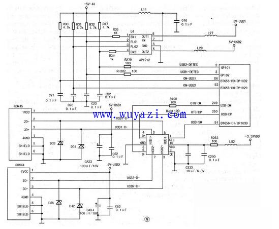 液晶信号板电路设计原理电路图