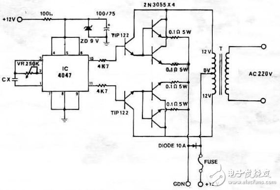 cd4047应用电路图解