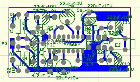 电子资讯 电路图  注意:电容c14~c19是直接焊接在波段开关上的,印刷