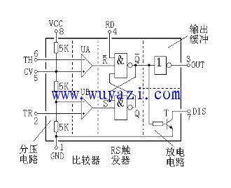ne555时基集成电路图