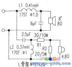 三分频倒相式音箱打摩记